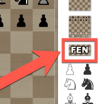 Snel stellingen op het demobord met FEN-strings